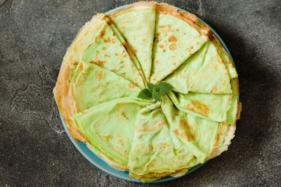 matcha palačinke